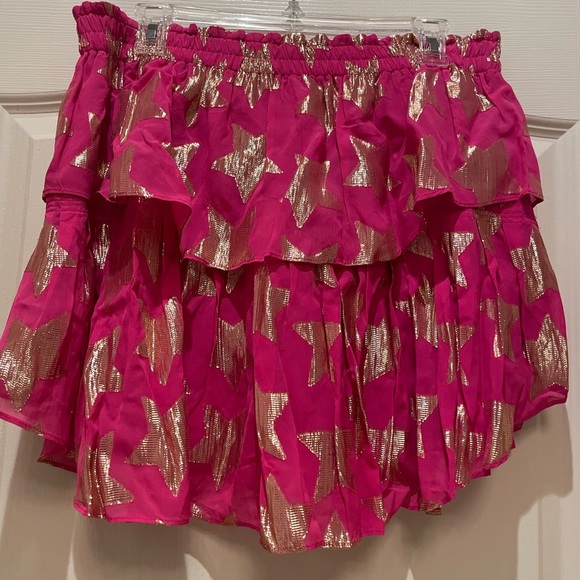 LoveshackFancy Mini Ruffle Skirt - Picture 1 of 3
